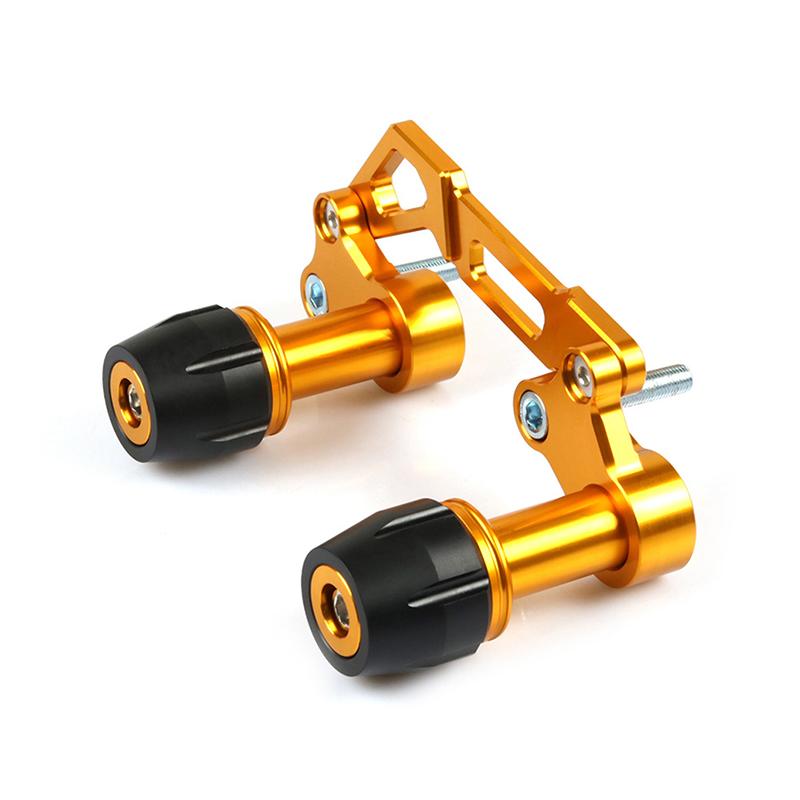 

Мотоциклетные ЧПУ Слайдеры Выхлопной Трубы Защита при Падении Аксессуары для Рамы Для Yamaha NVX 155 NMAX 125/155 AEROX 155 золотой