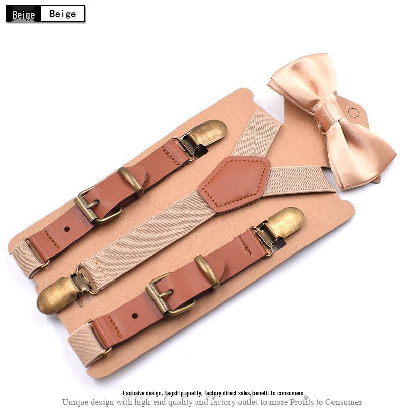 

Детский ретро набор подтяжек и галстука-бабочки - Аксессуары для выступлений для мальчиков и девочек