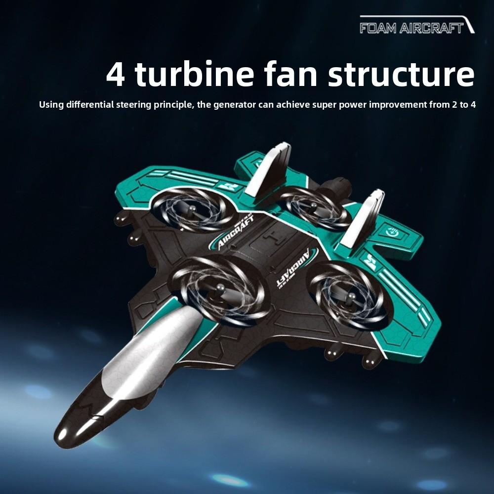 Stunt Roll Radio-controlled Airplane Gravity Sensing Helicopter Quadcopter New RC Fighter Plane