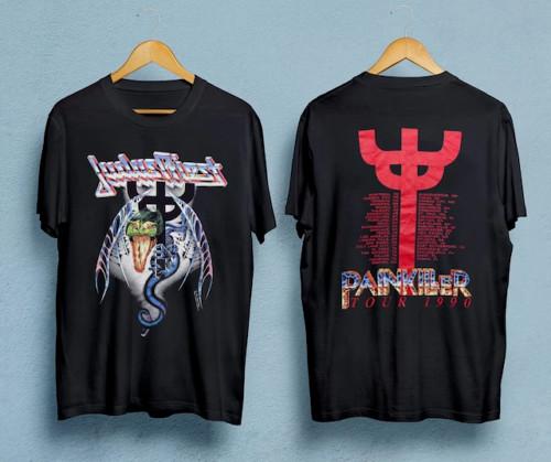 1990 Judas Priest Painkiller Tour 2 SIDED T-shirt XXXL
