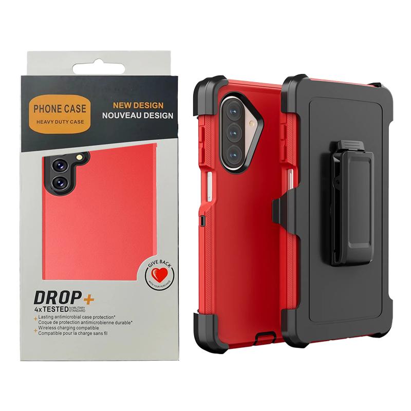 Ott Armor Box Case For Samsung Galaxy A57 A37 A17 A07 A16 A36 A56 A15 A35 A55 A05 A14 A34 A54 A33 A53 Shockproof Cover with Clip