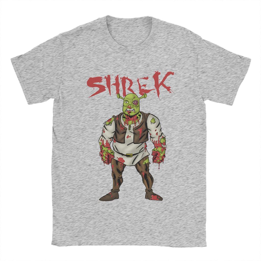 Battle Shreks TShirts Unisex Novelty Cotton Tees O Neck Short Sleeve T Shirts Plus Size Clothes