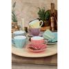 Keramika Rainbow Almond Tea Set 12 Pieces for 6 People