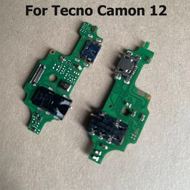 New For Tecno Camon 12 Air Pro USB Charging Port Board Jack Plug Charger Power Connector Flex Cable