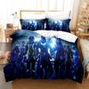 Juego DE cama DE dibujos animados 3D DE Anime, edredón DE fibra ultrafina y funda DE almohada, tamaño completo, secado rápido, decoración del hogar, AU/US/UK/DE