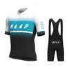MAAP Radtrikot Trägerhosen Set Rennrad Mountainbike Fahren Atmungsaktiv Schnelltrocknend Performance Bekleidung