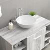 Lavabo  28x28x10 cm céramique