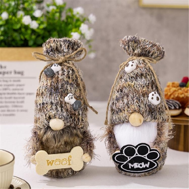 Puppie Gnome Plush Farmhouses Decorations Dog Swedish Tomte Gnome Plush Decors