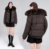 New short cotton clothes women's winter slim fashion thickened fur collar thickened warm jacket