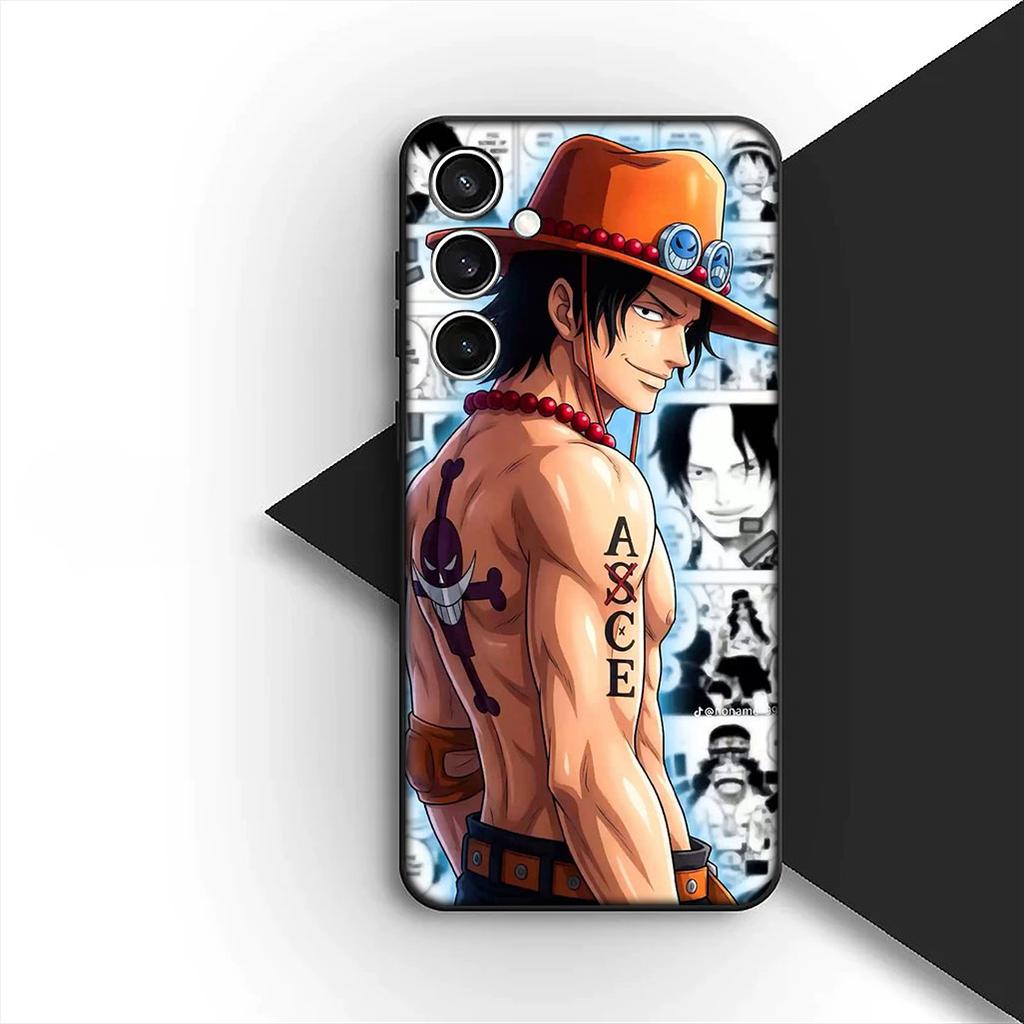 Cover for Apple iPhone 17 16 14 15 Plus Pro Max 16E ProMax + 15Plus 15+ 16+ Phone Case Anime Portgas D Ace Luffy One Piece