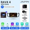 JIUYIN AI Voice Wireless CarPlay Android Auto Radio for Toyota RAV4 RAV 4 2012 - 2018 4G Car Multimedia GPS 2din autoradio