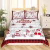 Christmas Duvet Cover Set King Queen Full Twin Size For Kids Teens Adults Polyester Bedding With Pillowcase