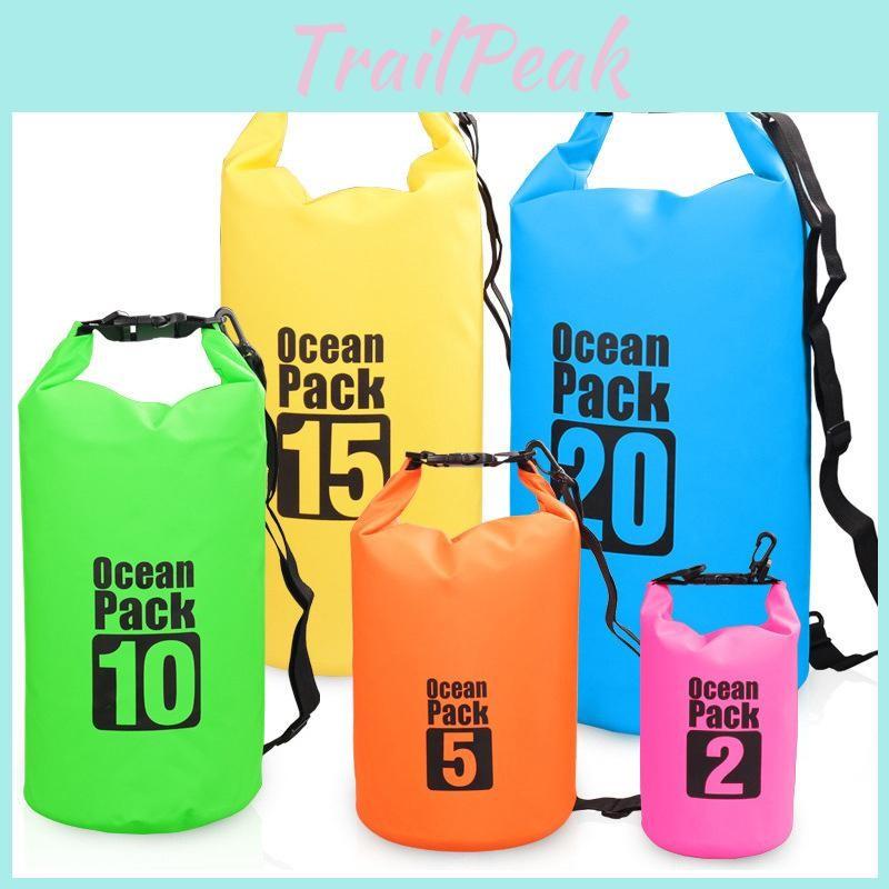 Pvc 2l30l Waterproof Dry Bag Sack Ocean Pack Floating Boating Camping Kayaking
