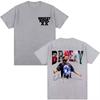 Summer Trendy Vintage Top Chris Brown Breezy Bowl XX 2026 Tour T Shirt Men Women Fashion Design Hip Hop T Shirts Y2K Gothic Cotton Oversized T-shirts