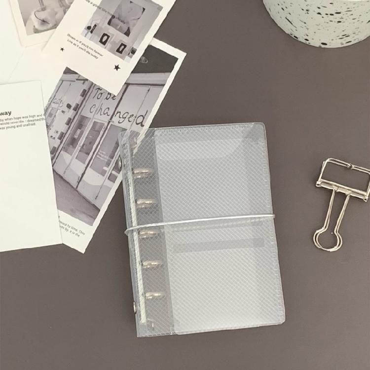 Segregator A6/A7 Folder Trójdzielny Okładka Notesu Flip Folder Plikowy Okładka Książki Prezentacyjnej Przezroczysta Okładka Segregatora