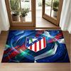 Atletico Madrid Design Crystal Velvet Rug Soft Decorative Mat for Bedroom Entrance