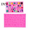 Gem Diamond Shape Silicone Cake Mold Fondant Chocolate Candy DIY Baking Tool