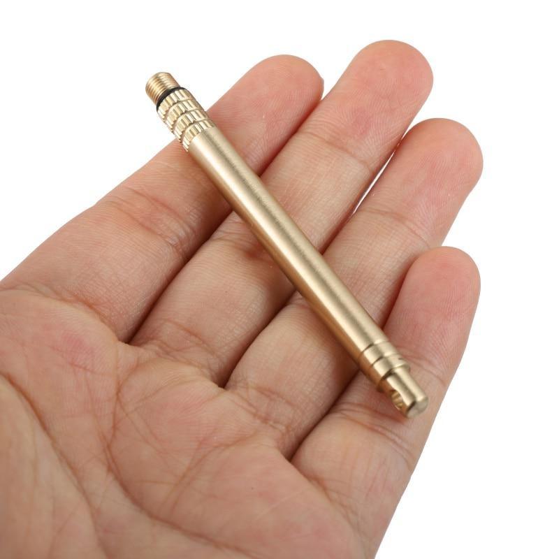 Portable Multifunctional  Titanium Alloy Toothpicks Pocket Toothpick Holder Fruit Fork Outdoor Picnic Camping