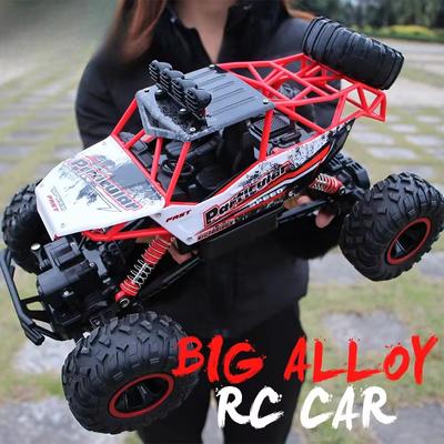 Новий 1:12 / 1:16 4WD RC Автомобіль зі світлодіодними ліхтарями 2.4G Радіо Пульт дистанційного керування Автомобілі Баггі Позашляхові Керування Вантажівки Хлопчики Іграшки для дітей