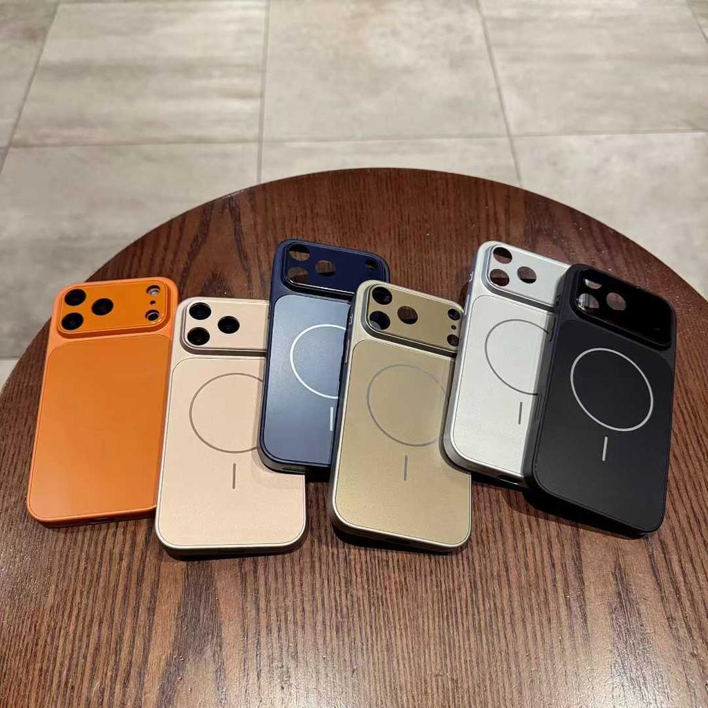 Seconds change 17 thin circle magnetic mobile phone case, suitable for Apple 17PROMAX trend 11 acrylic protective case 15/16