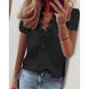 PEYWOW Women's Fashion Casual Summer Spring Autumn Winter V-Neck  Blouses & Shirts
