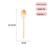Long-Handled Wooden Spoon Set: Coffee, Honey, Milk Tea Stirrer & Soup Ladle