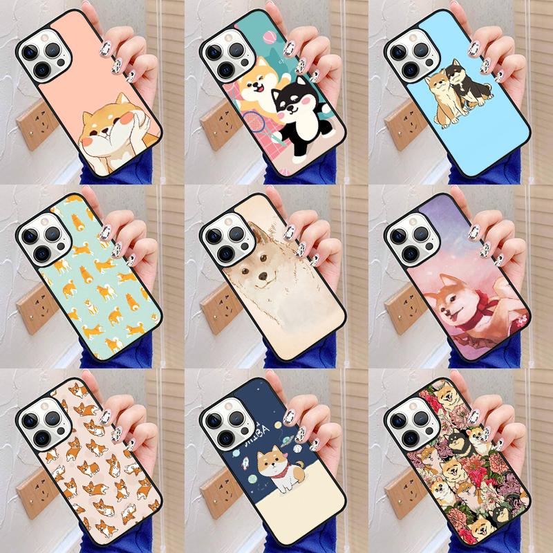 Shiba Inu Cute Cartoon Art Phone Case Cover For iPhone 17 Air 16 15 plus 11 12 13 14 pro max shell coque