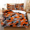 Camouflage Quilt Duvet Cover Set Full Size King Queen 3D Bedding Sets Pillowcase Linen Leopard Double Single Bed 220x240 200x200