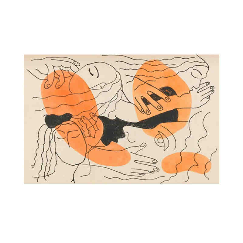 Modern Abstraction Carpets for Living Room Nordic Decor Home Decoration Bedside Rugs Non Slip Sofa Coffee Table Porch Floor Mat