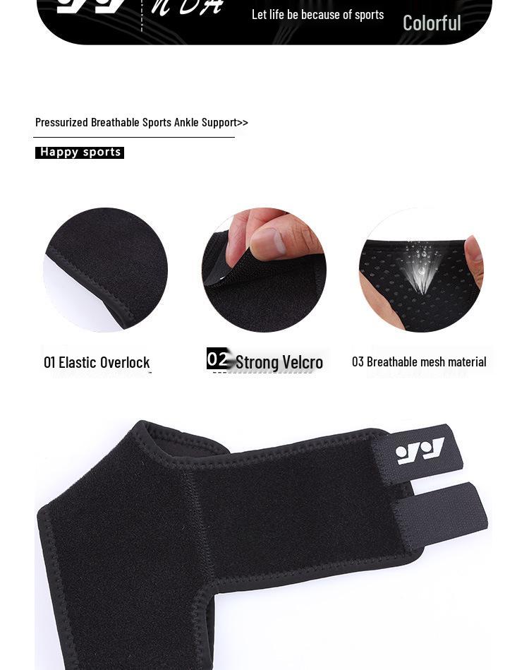 Unisex Ankle Support Brace for Sports: Basketball, Football, Badminton, Cycling, Fitness - Anti-Sprain, Breathable, and Comfortable