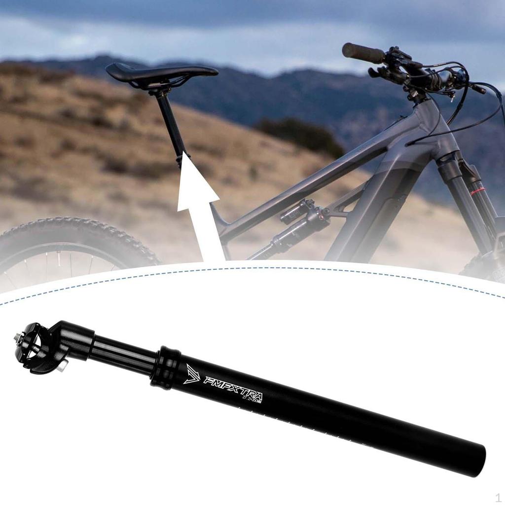 Bike Suspension Seat Post Adjustable 13.78inch Accessory Shock Absorber Damper Replacement for