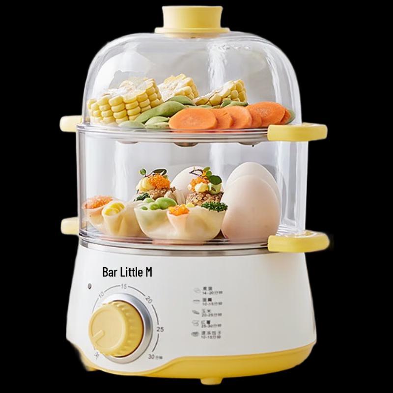 Little Bear 2-Layer Electric Egg Cooker  Steamer CN plug (adapter included)