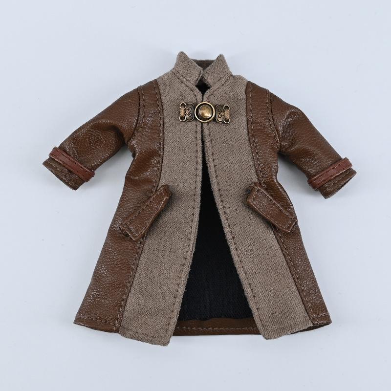 

HOUZIWA Новая одежда для кукол OB11 Пальто для GSC YMY Molly P9 P10 UFDoll 1/12 BJD куклы коричневый