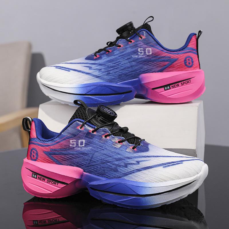 Red Hare 8 PRO: Ultra-light Soft Sole Running Shoes with Shock Absorption, Carbon Plate Rebound, and Rotating Buckle for Kids.