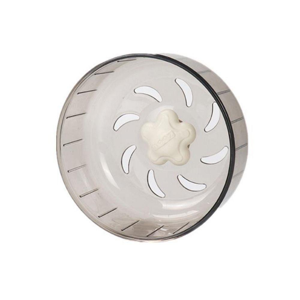 

13см Колесо для упражнений для хомяка Бесшумный ролик для крысы Беговая дорожка для питомца Вращающееся колесо для бега для клетки питомца серый