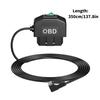 Dual Mode OBD Car Recorder Cable with Intelligent Parking Surveillance & Voltage Protections High Efficiency OBD Cable
