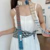 Imitation Cashmere Y2K Scarf Harajuku Style Striped Knitted Shawl  Collocation Clothing Accessories