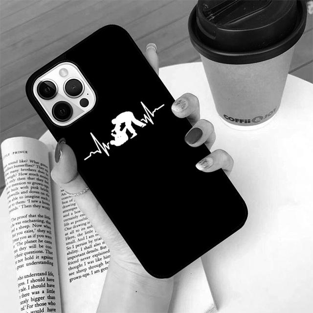 KEEP CALM AND PRACTICE JIU JITSU Phone Case Cover for iPhone 17 Air 16 16e 15 12 11 13 14 Pro Max Apple Plus Coque
