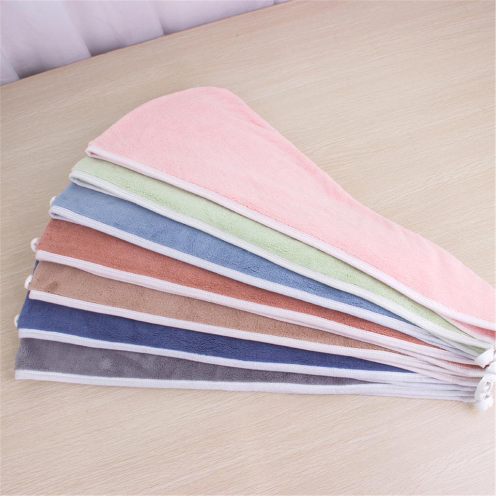 Microfiber Hair Drying Cap Turban Hair Drying Hat Super Absorbent Hair Towel For Women For Shower And Gym Use
