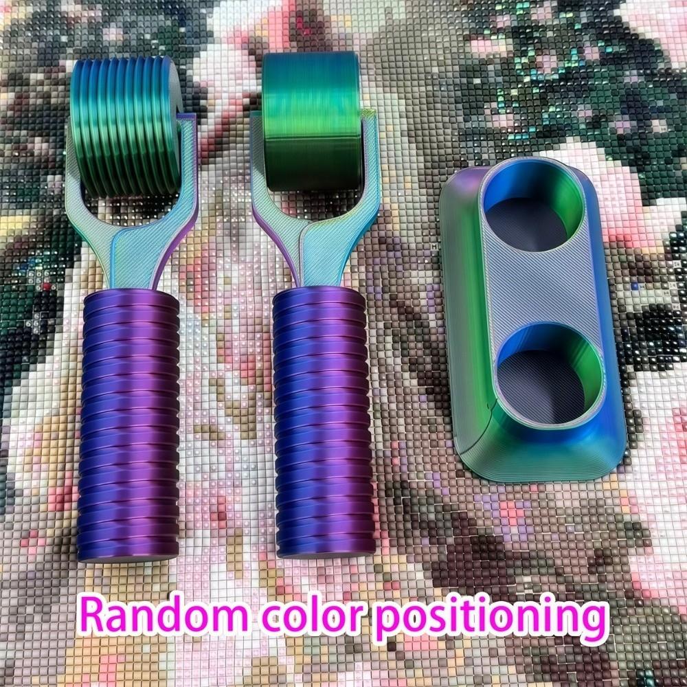 DIY Diamond Painting Roller Tool Embroidery with Storage Base Reinforced Pressure Wheel Handmade 3D Printed