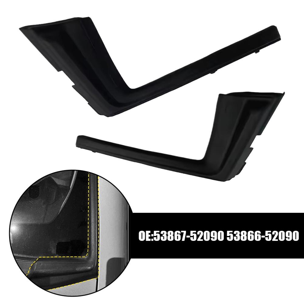 Car Front Windshield Wrap Corner Trim Wiper Side Trim Cover Lid 53867-52090 53866-52090 For Toyota Yaris 2012 2013 2014 201 V9P0