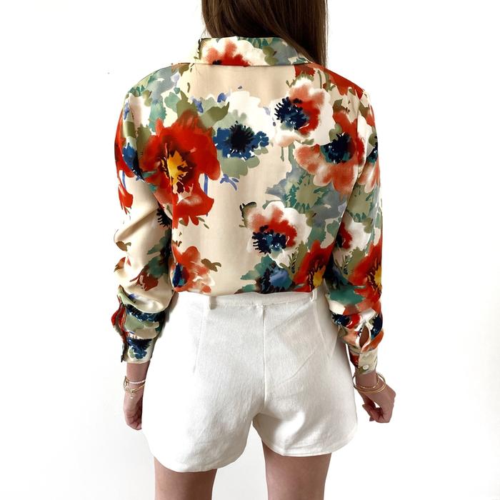 DAYPLAY Fashion Womens Tops Long Sleeve Autumn Winter V Neck Cross Collar Floral Print Ladies Blouse 2019 DAYPLAY Fashion Womens Tops Long Sleeve Autumn Winter V Neck Cross Collar Floral Print Ladies Blouse 2019
