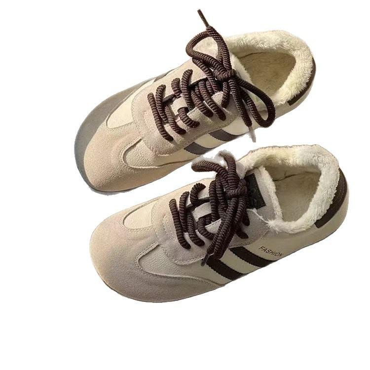 Fleece Warm Shoes, New Women's Shoes, Casual Sports Shoes