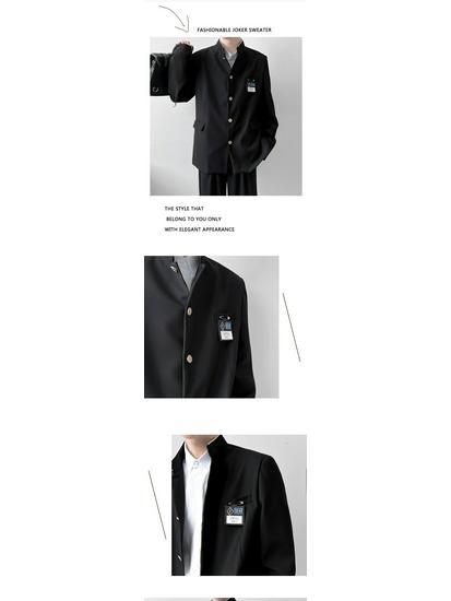DK Clothing Collegiate Zhongshan Suits: Unisex Japanese-Style College Jackets