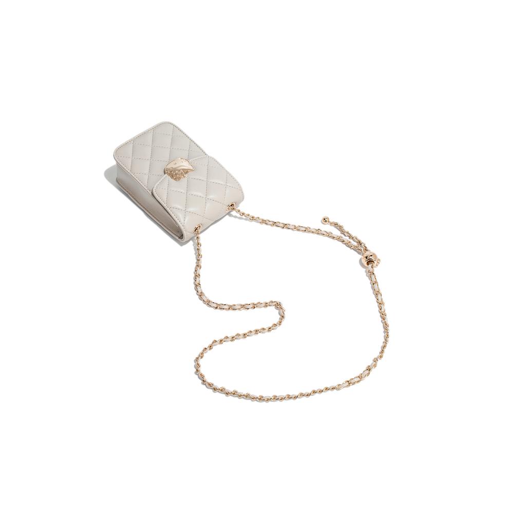 New Sanrio HelloKitty Hello Kitty PU Crossbody Bag, Shoulder Bag, Cell Phone Pouch Women's Ecru SHHF41094