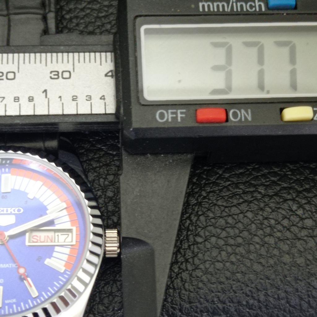 VINTAGE REFURBISHED SEIKO 5 AUTOMATIC 6309A JAPAN MENS BLUE DIAL WATCH a440807-4