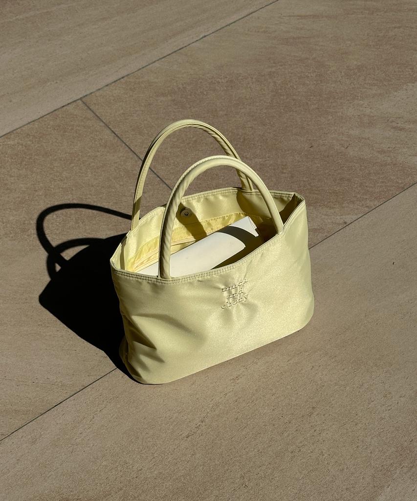 Mucu And Ebony Near Tote Bag _ Lemon