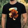 Pánské tričko Hořící medvěd Motiv Bavlna Velikost XS až 5XL