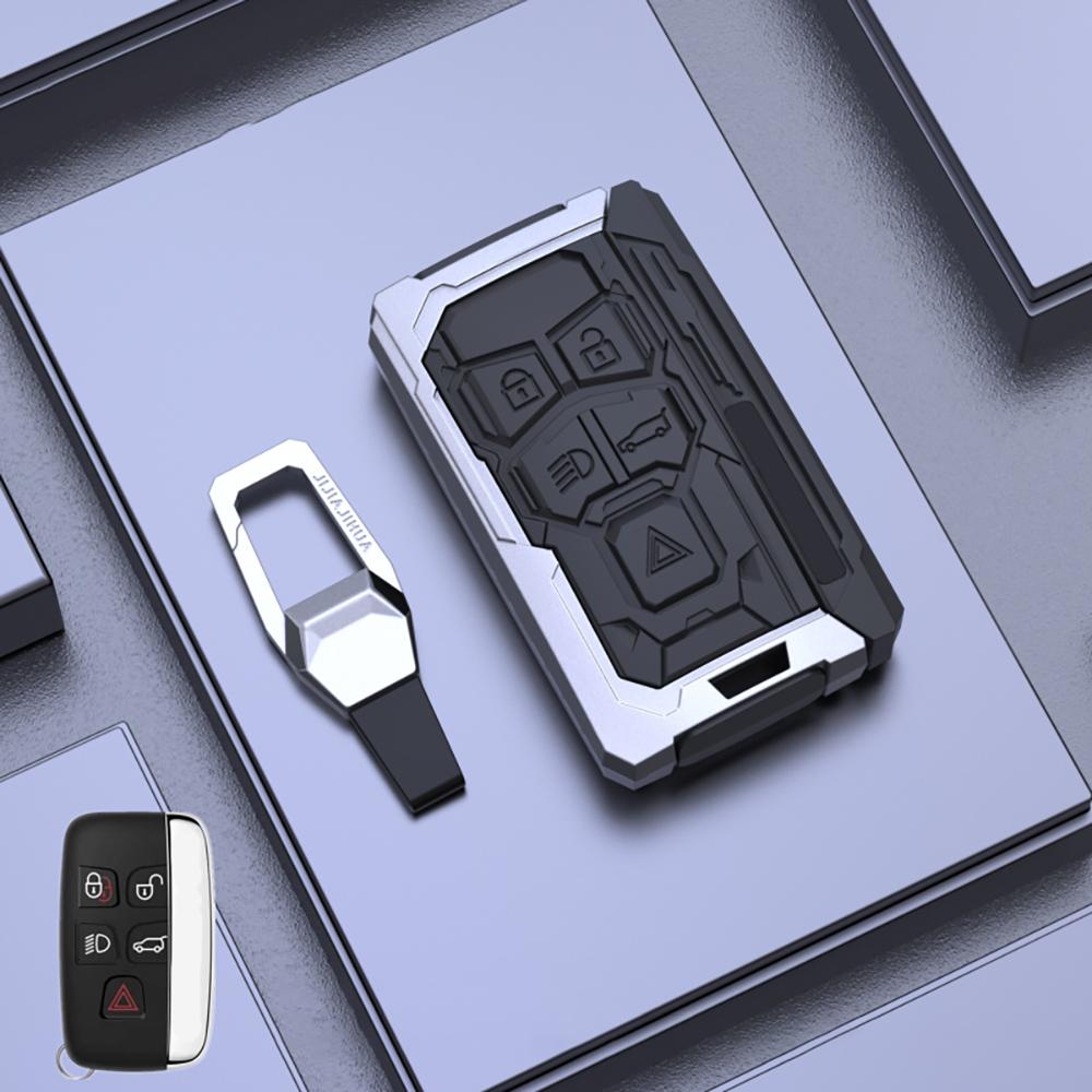 Zinc Alloy Car Key Case Cover Holder For Land Rover Range Rover Discovery 5 Sport For JAGUAR XE XF XJ F PACE Accessories