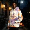 Men's Halloween Print Pullover Hoodie Long Sleeve Sweatshirt